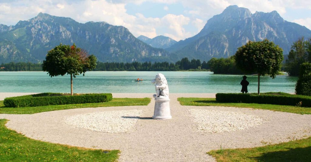 Forggensee bei Füssen vom Festspielhaus aus