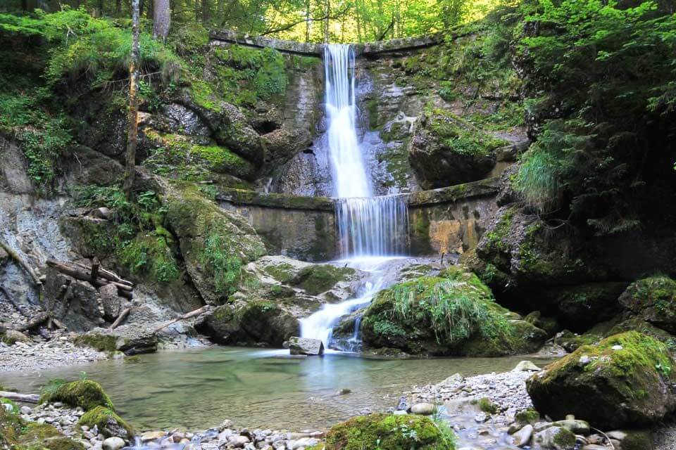 Steigbachtobel am Fuß des Mittagbergs