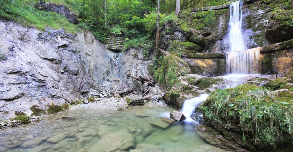 Steigbachtobel am Fuß des Mittagbergs